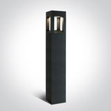 ANTHRACITE BOLLARD 90cm 22W WW IP65 230V