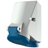 Wall socket Twinbox 16A 4P 9H 230V + SCHUKO IP44