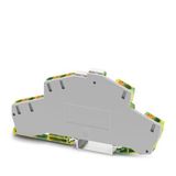 PTTBS 2,5-TWIN-PE-D-R-CLM - Protective conductor double-level terminal block