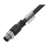 Sensor-actuator Cable, M12, Number of poles: 5, 15 m, pin, straight, L
