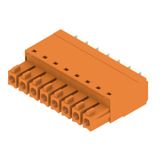 PCB plug-in connector, female plug, 3.81 mm, Number of poles: 8, 180°, PUSH IN with actuator, Clamping range, max. : 1.5 mm², Box