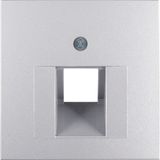 Centre plate for FCC soc. out., B.7, al., matt, lacq.