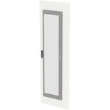 Transparent door 5PW/14GU, right, RAL7035