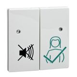 Sensing surface for duty room unit (SIGMA) JOY pure white