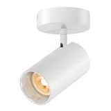 ASTO TUBE, ceiling-mounted light, cylindrical, GU10, 1x max. 10 W, white