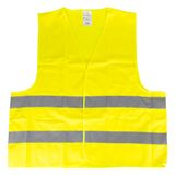 Safety vest XL yellow with certificate AMIO-03934