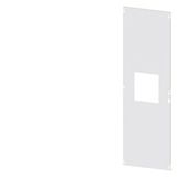 door 3WA size 2, (3-pole), IP54, hinge: left, lock: twist lever, W: 600 mm