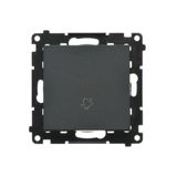 Bell Button, 10AX, black matt