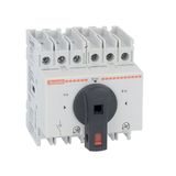 Three-pole assembled changeover switch, 40A
