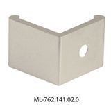 Plastic silver handle for RS, RD profile