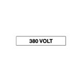 Vinyl label, 36x24mm, (380V)