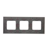 IP44 single Schuko socket outlet with shutters and frame seal - same color flap&frame, module, 16A, quick connection, champagne matt