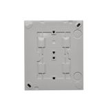Socket outlet with earthing and shutters, Push In system, (module), Simon 24, IP20, 16A, white