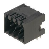 PCB plug-in connector, male header, closed side, THT solder connection, 3.50 mm, Number of poles: 22, 90°, Solder pin length (l): 3.5 mm, tinned, black, Box