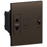L.NOW- SHAVER SOCKET WHITE BRONZE