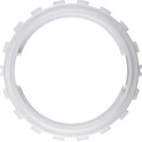 Fixing clamping ring, Integro module inserts, polar white matt