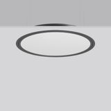 TRIONA round, 31 W, 3900 lm, 840, anthracite, DALI Recessed ceiling lu