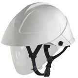 White color helmet with visor - 1000V