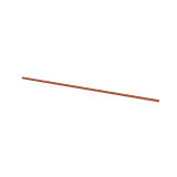QR4PC3010 Horizontal PE busbar, 12 mm x 400 mm x 10 mm