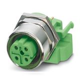 SACC-DSIV-M12FSD-4CON-L180 - Device connector, rear mounting