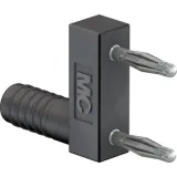 Jumper, pitch 12 mm, 60 V, 10 A, nickel-plated, black, 63.9845-21