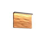 Kalea LED wall lamp 20 cm wood