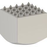 Tungsten carbide bush hammer head 50 x 50 mm