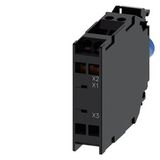 LED module w. indicator lights with integrated LED 110 V AC, red-yellow-green, spring-loaded terminal, for