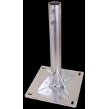 Supporting tube stand with base for