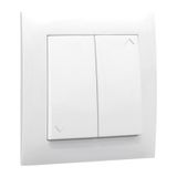 VENETIAN DOUBLE PUSH-BUTTON WHITE