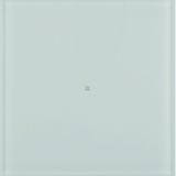 B.IQ push-button 1gang comf, KNX - B.IQ, glass p. white