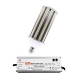 LED Corn E40 100V-240V 100W 3000K +Ext. Driver