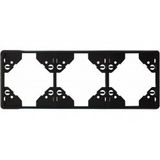 TRIPLE HORIZONTAL FRAME MATTE BLACK