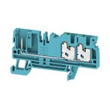 Pluggable terminal, SNAP IN, blue, 2.5 mm², 24 A, Number of connection