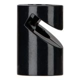 Ceiling/Wall Cord Grip Tube Plastic Black