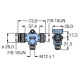 2-Way Splitter T-Splitter without Cable   RSM FKM RKM 57