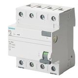 RCCB, 4-pole, type AC, In: 40 A, 300 mA, Un AC: 400 V, N left