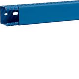 Slotted panel trunking made of PVC BA6 40x40mm blue