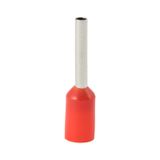 Single insulated sleeve terminal HI 0.75/8-red, red, Al/Cu
