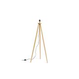 BASCO floor base bamboo 230V LED E27 15W