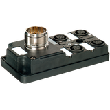 MVP12, 4XM12, 5POLE, M23 19POL. CON. Connector exit frontside