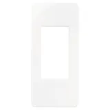 Plana Up 1M panel cover plate, white