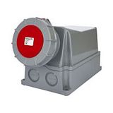Socket 125A/400V/4P IP67 wall