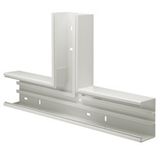 PLASTIC WALL GUTTER T-PIECE 130x70 WHITE RAL9010