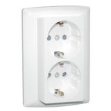 MONOB DOUB SAF EARTH SOCKET (SKO TYPE) WHITE