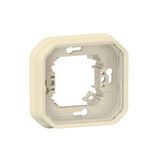 PLEXO 1 GANG FLUSH MOUNTING SUPPORT FRAME - BEIGE