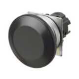 Pushbutton A22NZ Ã˜22, bezel brushed metal, MUSHROOM, MOMENTARY, CAP CO A2270132H