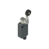 Modular prewired switch with adjustable straight metal revolving lever diam. 20 roller