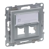 DOUBLE SYSTIMAX ADAPTOR ALUMINIUM