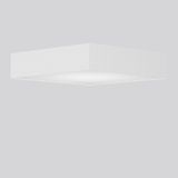 Shade L 1100 B 1100 H 250, Fabric Chintz colour: white